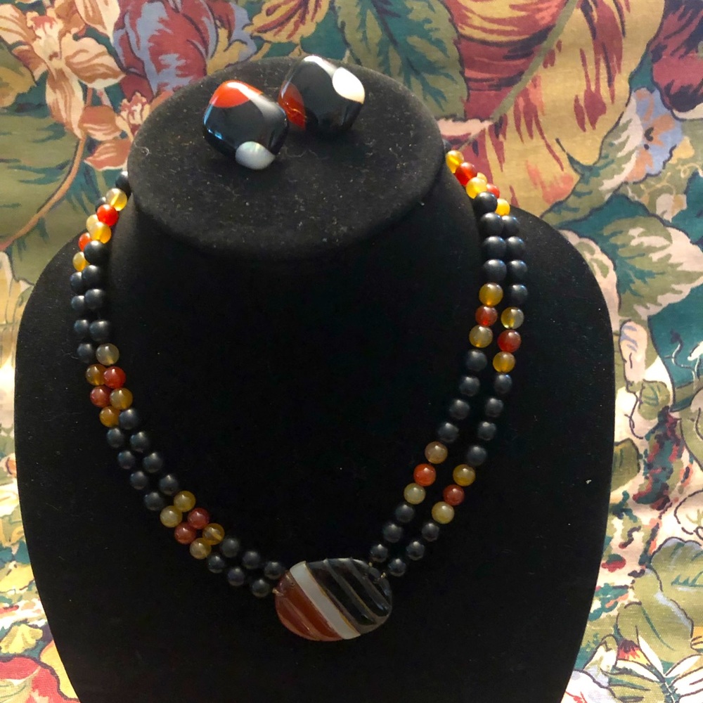 Kai Yin Lo vintage necklace and earrings